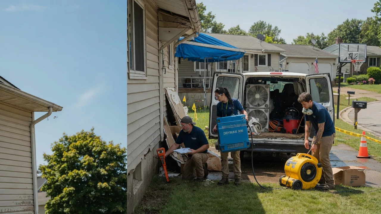 Ceiling Leak Cleanup in Broadview, IL near me